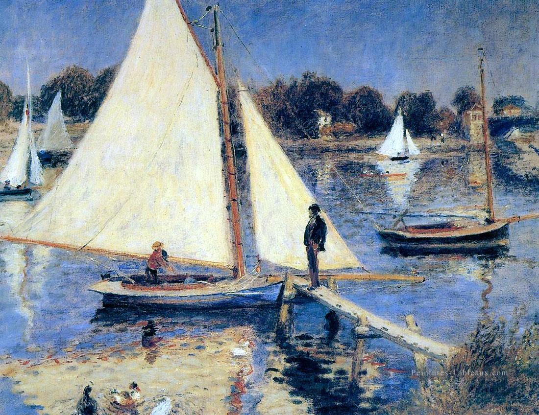 voiliers à argenteuil Pierre Auguste Renoir Peintures à l'huile